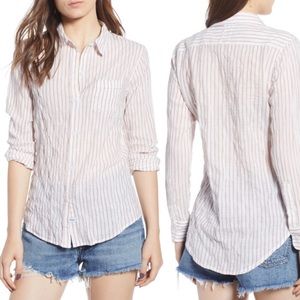 Rails Farrah Kenai Stripe Button Down Shirt EUC